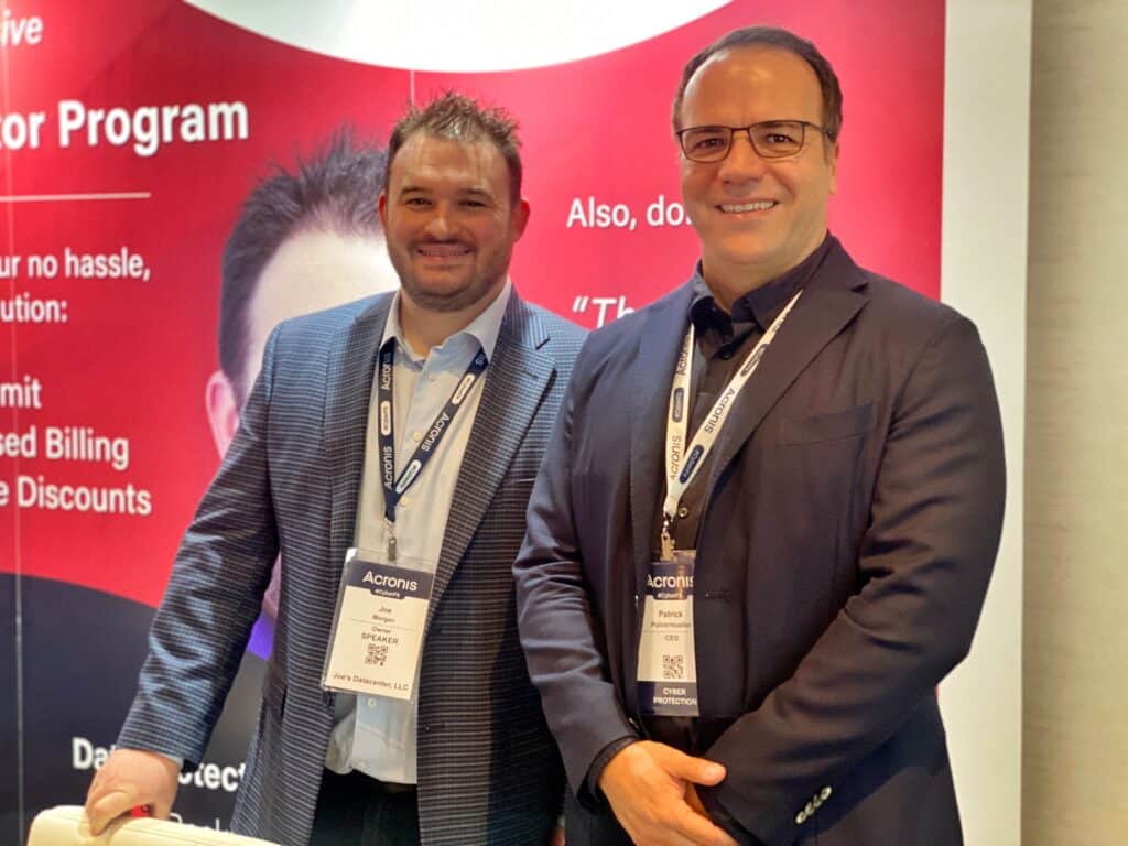 Joe with Acronis CEO